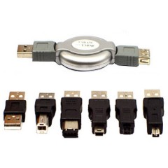 Набор USB переходников 7 в 1 - ZC-168